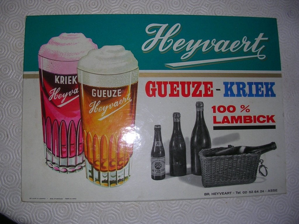 biermerken, Verzamelen, Ophalen of Verzenden, Zo goed als nieuw, Reclamebord, Plaat of Schild