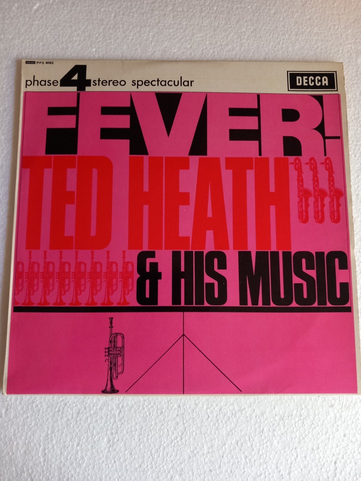 TED HEATH.  FEVER . POPCORN 1965 UK  LP, CD & DVD, Vinyles | Autres Vinyles, Enlèvement ou Envoi, LP