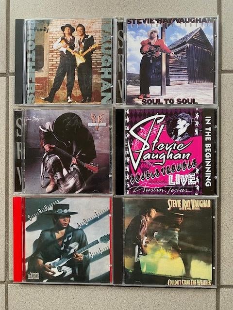 CD Stevie Ray Vaughan - set van 6 cd's, Ophalen of Verzenden, Gebruikt, Blues