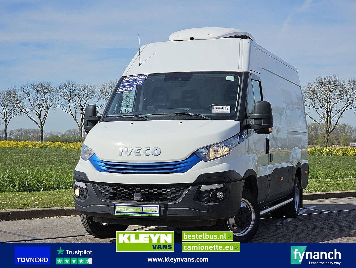 Iveco DAILY 40C15 CNG Koelwagen D/N!, Auto's, Bestelwagens en Lichte vracht, Automaat, ABS, Iveco, Wit