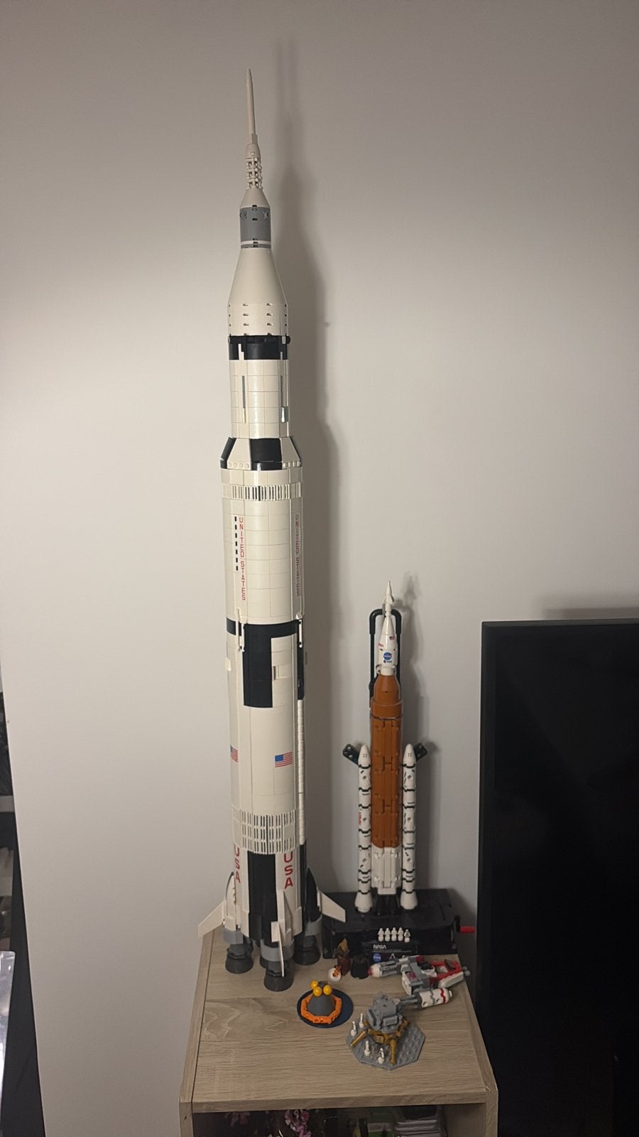 LEGO SATURN V - 92176 -Met doos en boekje., Ophalen, Zo goed als nieuw, Compleet, Lego