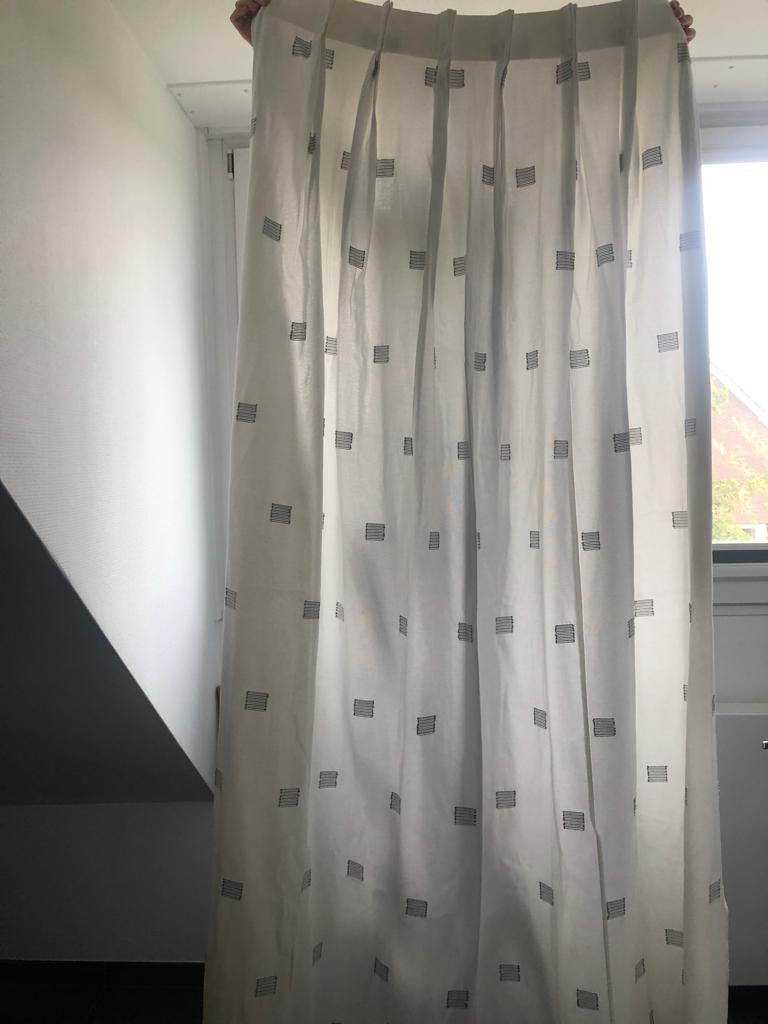 Te Koop Overgordijnen, Huis en Inrichting, Stoffering | Gordijnen en Lamellen, Ophalen, 200 cm of meer, Zo goed als nieuw, 200 cm of meer