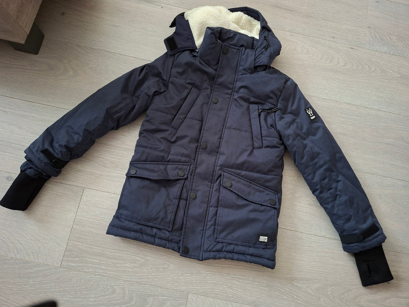 winterjas Cars M140, Kinderen en Baby's, Kinderkleding | Maat 140, Gebruikt, Ophalen of Verzenden, Jas, Jongen