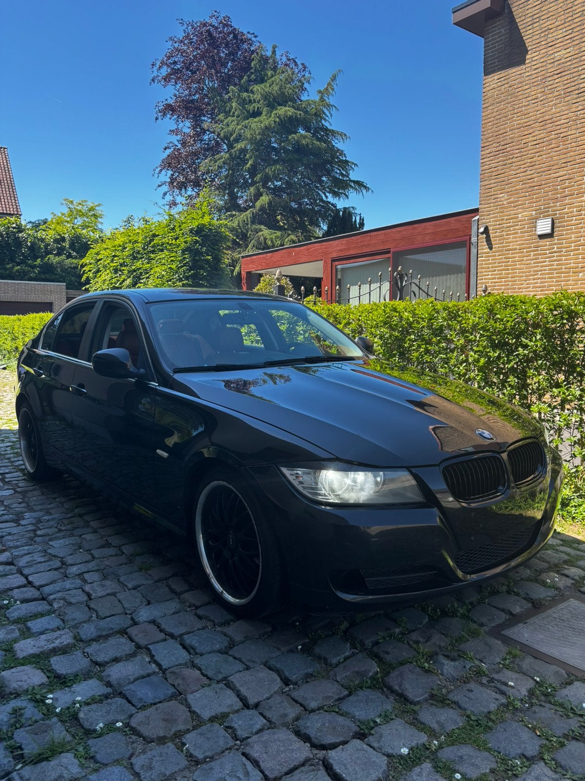 bmw 318d 2.0 Euro 5, Auto's, BMW, Euro 5, Achterwielaandrijving, Zwart, Leder