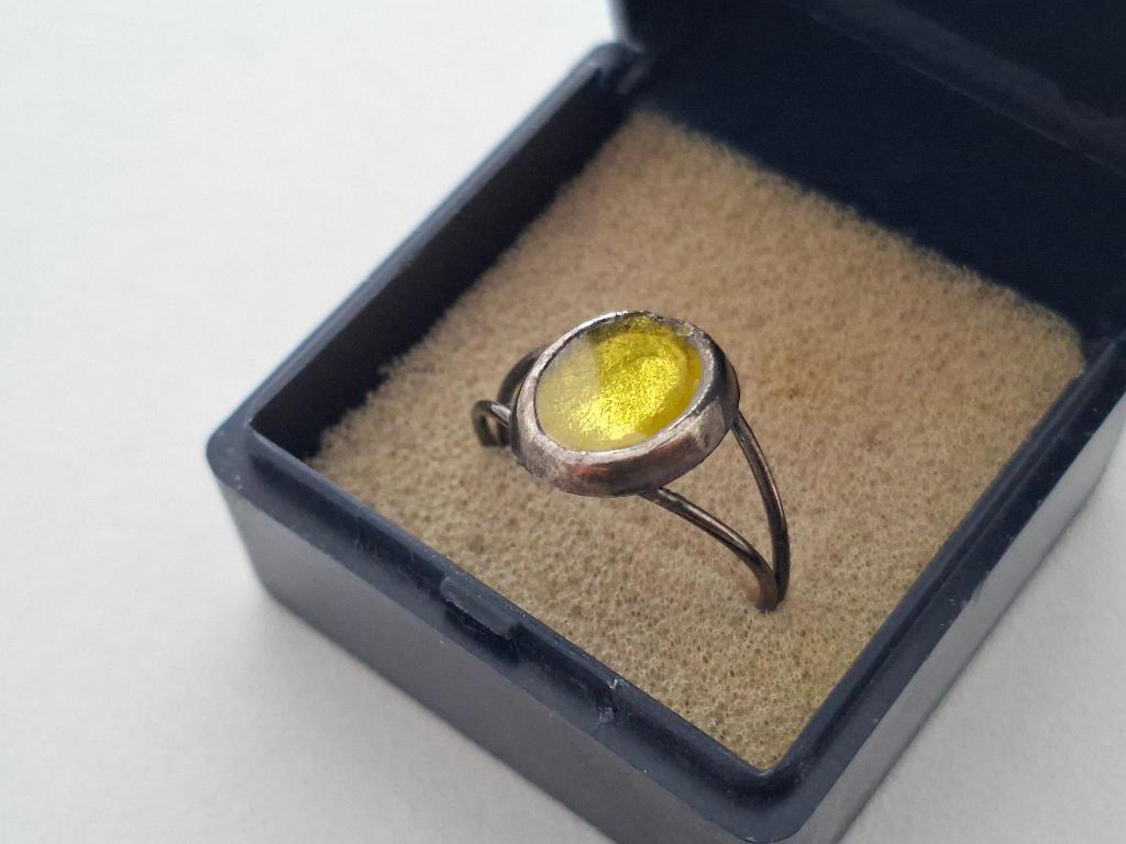 kinder ring, Verzenden, Gebruikt, Zilver, Ring