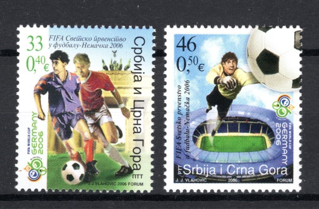 SERVIE EN MONTENEGRO Yt. 3154/3155 MNH 2006, Verzenden, Overige landen, Postfris