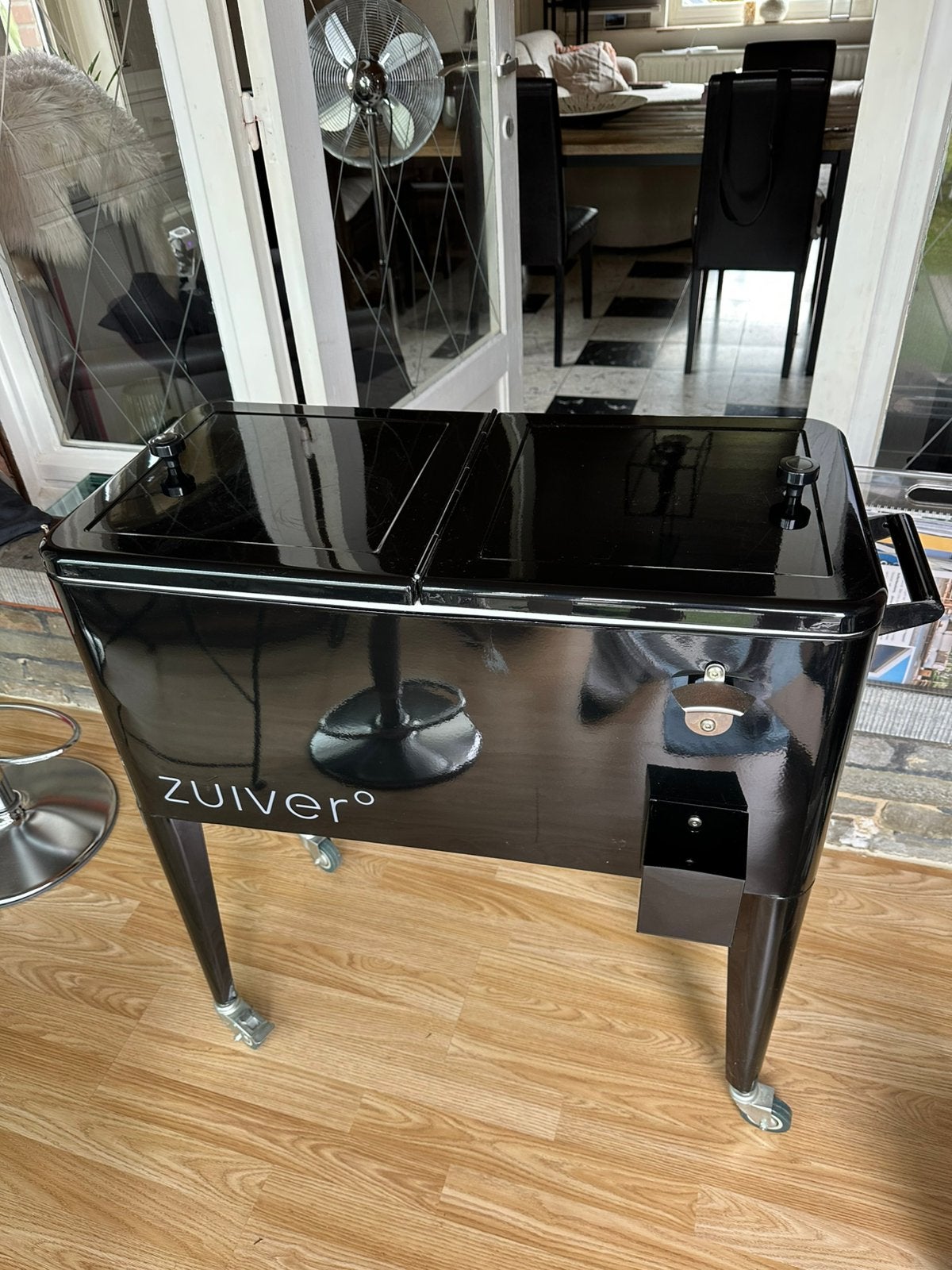 Retro coolbox merk zuiver, Caravans en Kamperen, Ophalen, Gebruikt