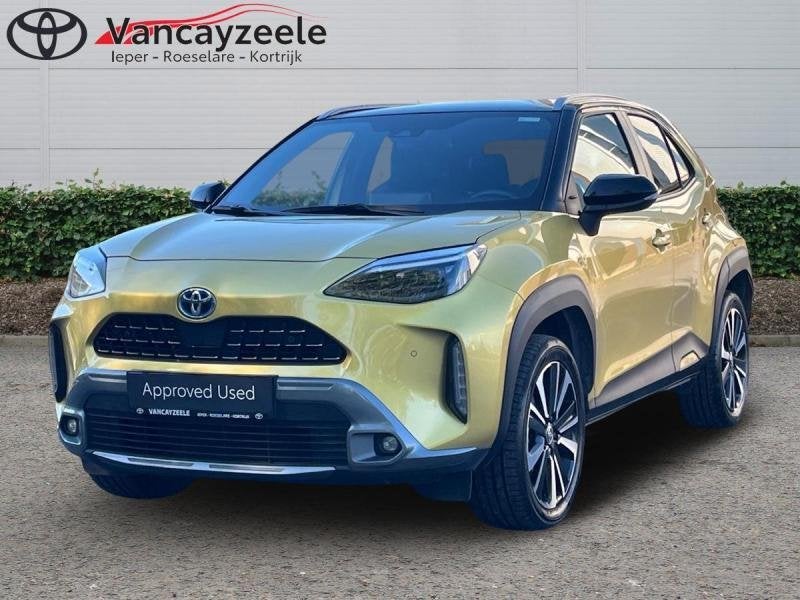 Toyota Yaris Cross Premiere+cam+gps+sens V+A, Auto's, Automaat, Overige kleuren, 116 pk, Hybride Elektrisch/Benzine