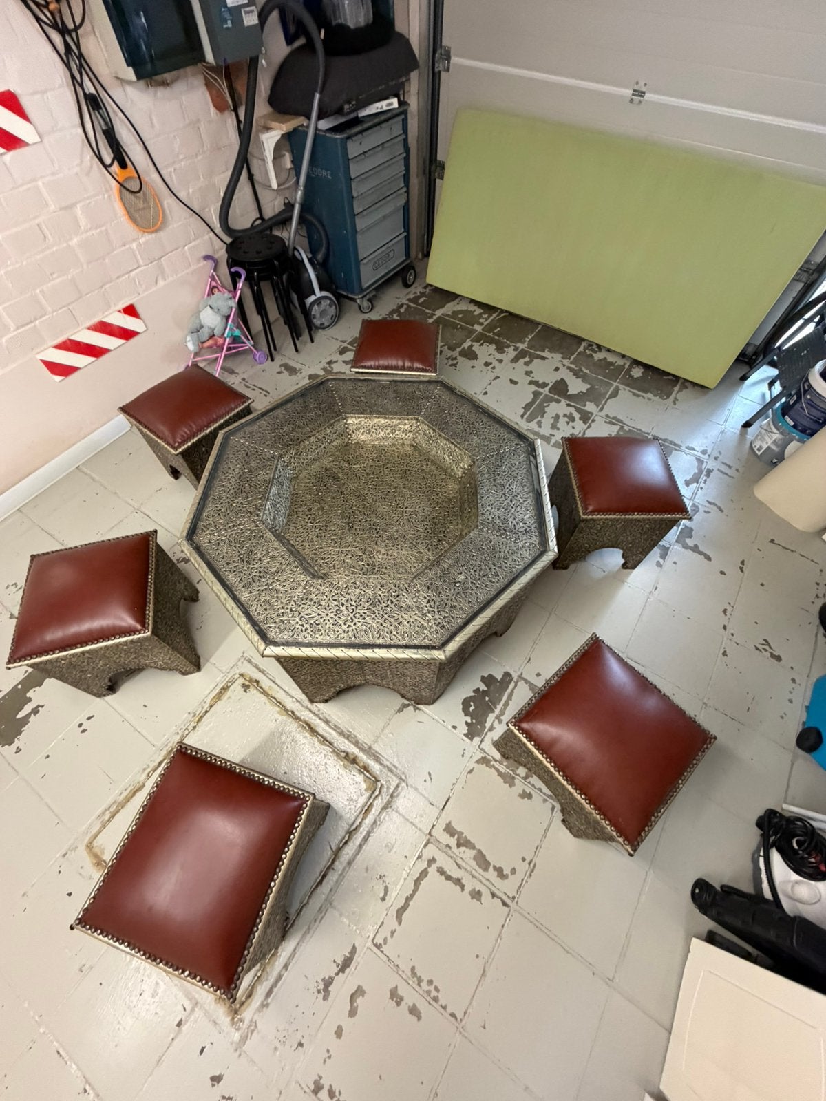 Tafel met 6 stoele