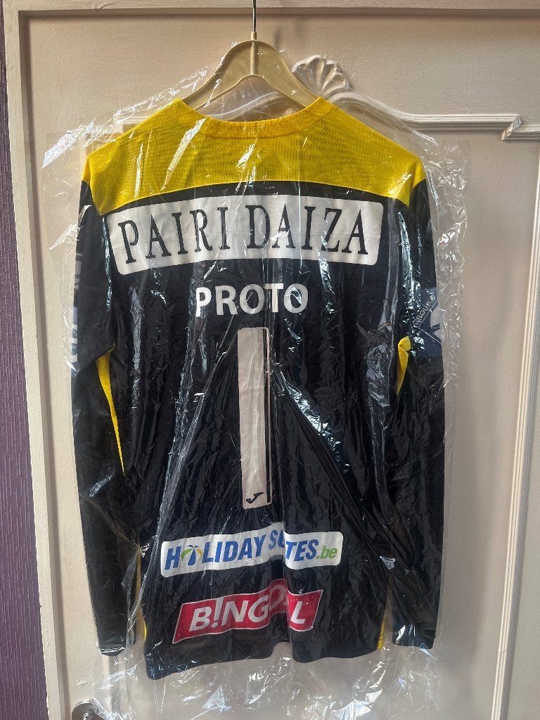 Match Issued shirt Sylvio Proto KV Oostende, Verzamelen, Ophalen of Verzenden, Gebruikt, Shirt