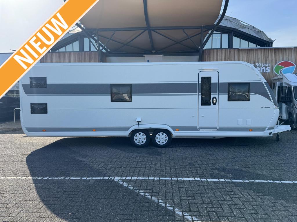Hobby Prestige 720 KWFU 2026 NIEUW BINNEN!, Rondzit, Schokbreker, 7 tot 8 meter, Tot en met 6