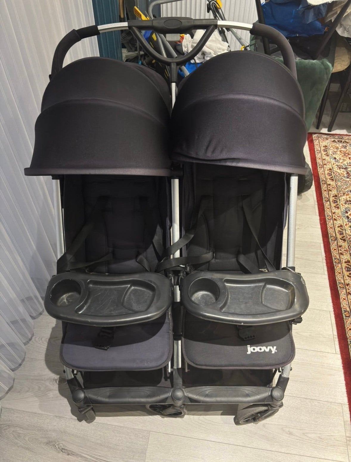 Joovy Kooper x2 Duo Buggy - Kinderwagen, Kinderen en Baby's, Ophalen, Zo goed als nieuw