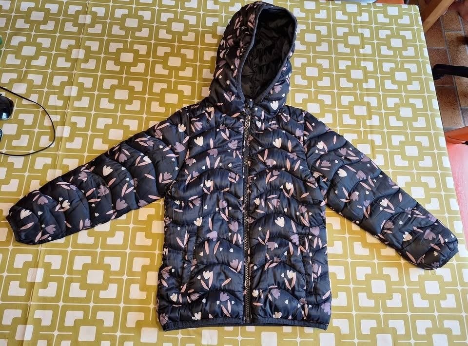 Doudoune légère à fleurs pour filles de 8 ans, Enlèvement ou Envoi, Okaidi, Utilisé, Fille