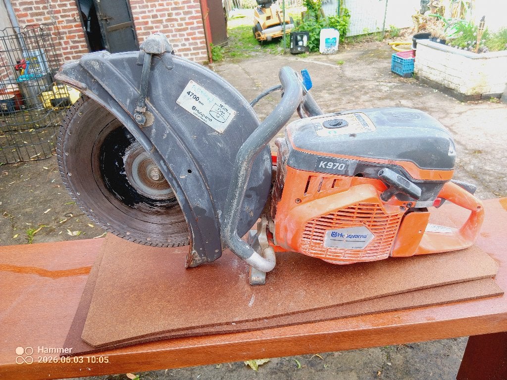 Coupeuse électrique Husqvarna K970, Bricolage & Construction, Enlèvement, Utilisé