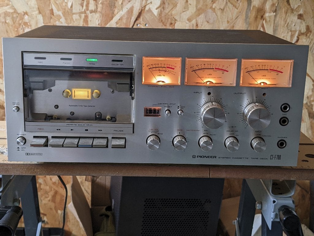 Pioneer CT-F700 cassettespeler, Ophalen of Verzenden, Gebruikt, Cassettedeck, Pioneer