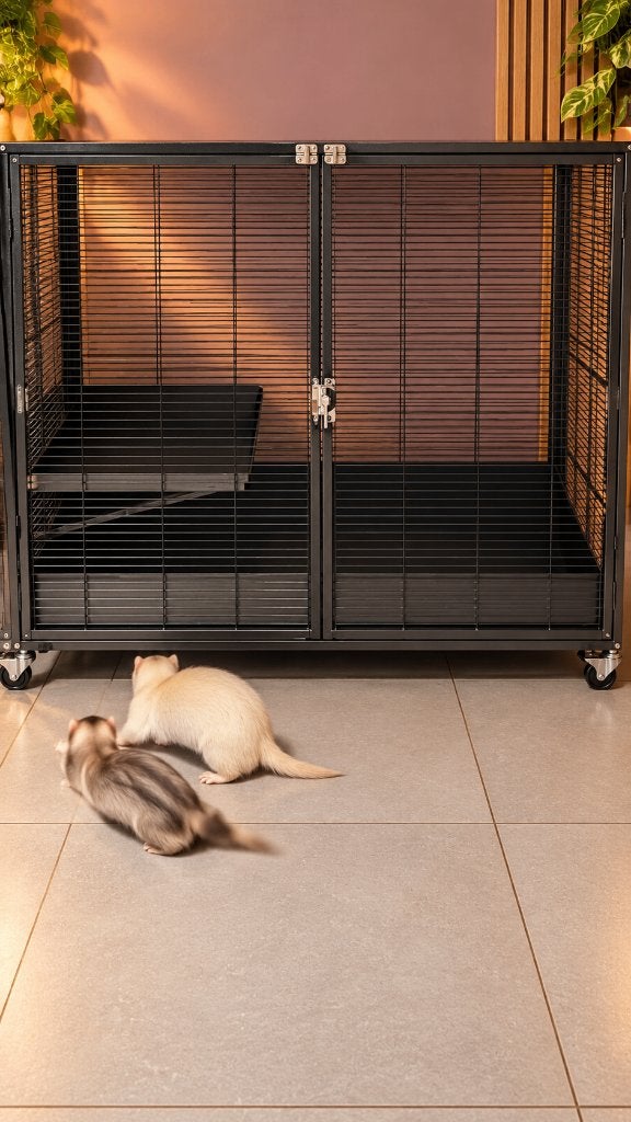TE KOOP  Kooi voor fretjes of ratjes, Dieren en Toebehoren, Ophalen, Zo goed als nieuw, Kooi, Fret