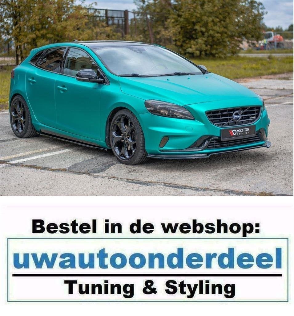 Spoiler Lip Splitter Voor Volvo V40 R Design T3 T4 T5, Verzenden