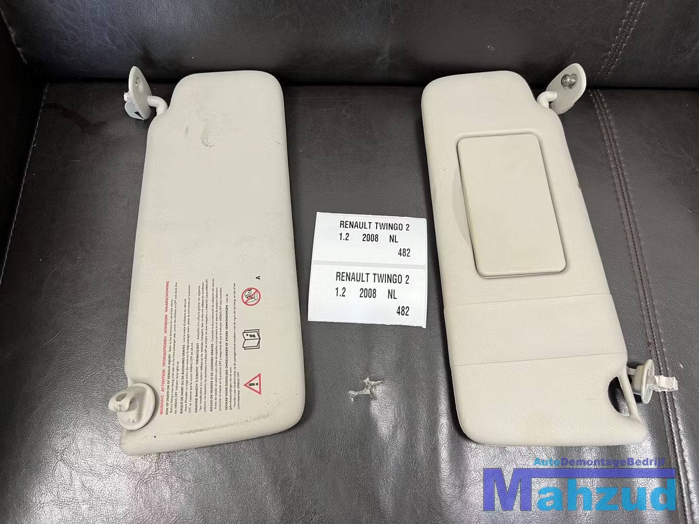 RENAULT TWINGO 2 links rechts zonneklep 2007-2013, Renault Group, Gebruikt, Contact.group@renault.com, Renault