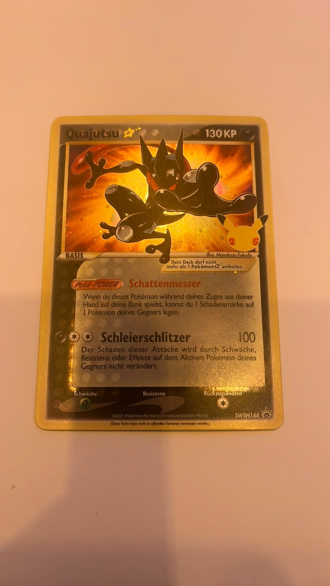 Greninja celebrations pokemon kaart Duits, Enlèvement, Comme neuf, Cartes en vrac