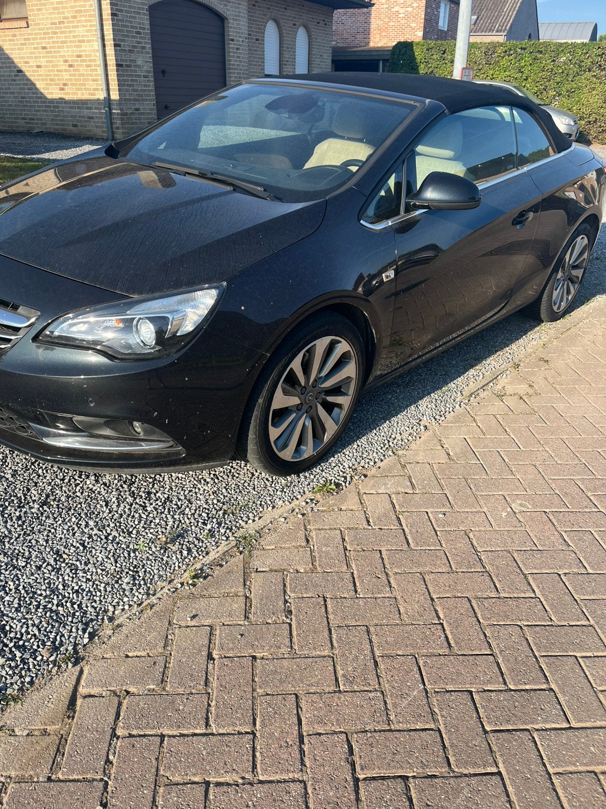 Opel Cascada, zwart, cabrio, Cabriolet, Zwart, Leder, Handgeschakeld