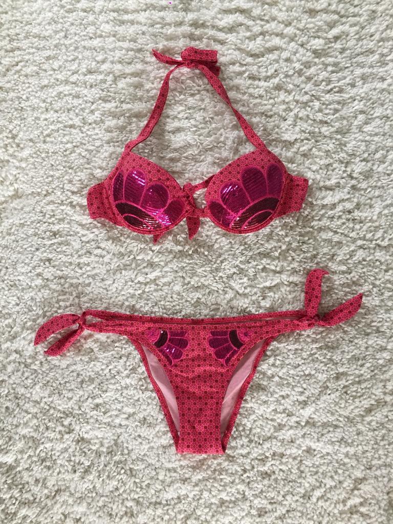Bikini Pin-Up, Kleding | Dames, Badmode en Zwemkleding, Ophalen of Verzenden, Zo goed als nieuw, Roze, Bikini