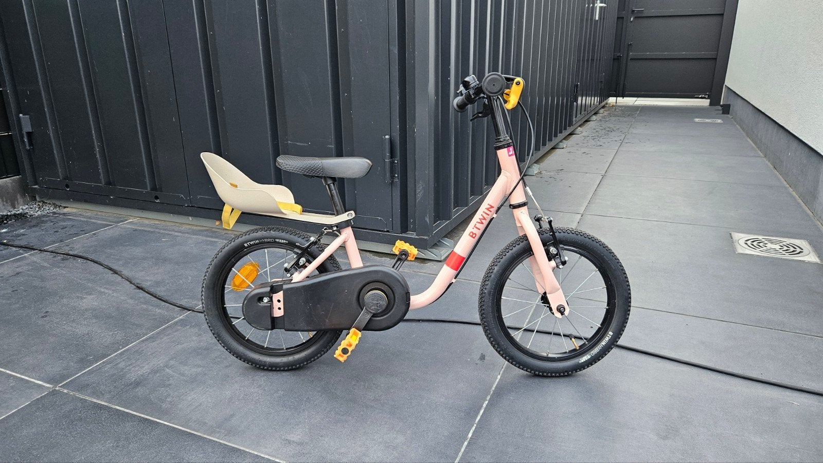 2-in-1 fiets 14 inch, Ophalen, Velgrem, BTWIN, Minder dan 16 inch