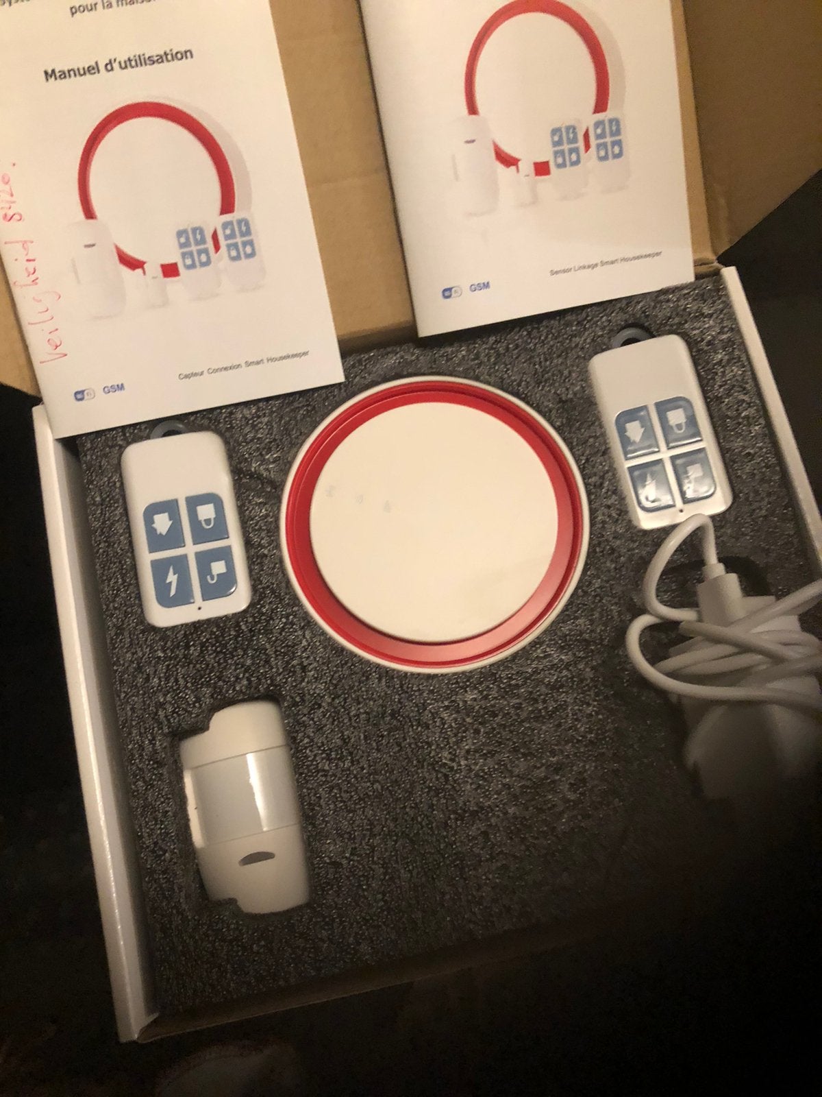 Alarmsysteem Wifi Tuya nieuw met app, Doe-het-zelf en Bouw, Alarmsystemen, Ophalen, Nieuw