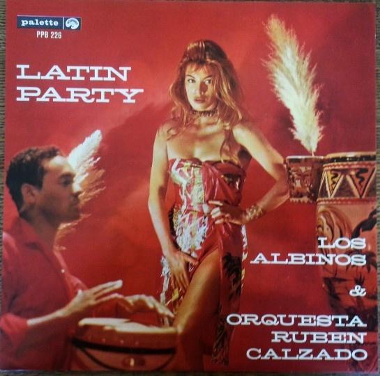 Los Albinos & Orquesta Ruben Calzado – Latin Party, Ophalen of Verzenden, 1960 - 1969, Gebruikt, 12 inch