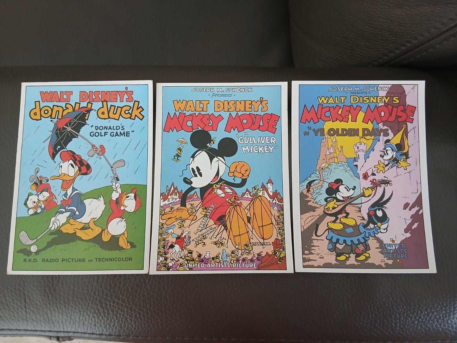 3 oude Disney postkaarten, Verzamelen, Ophalen of Verzenden