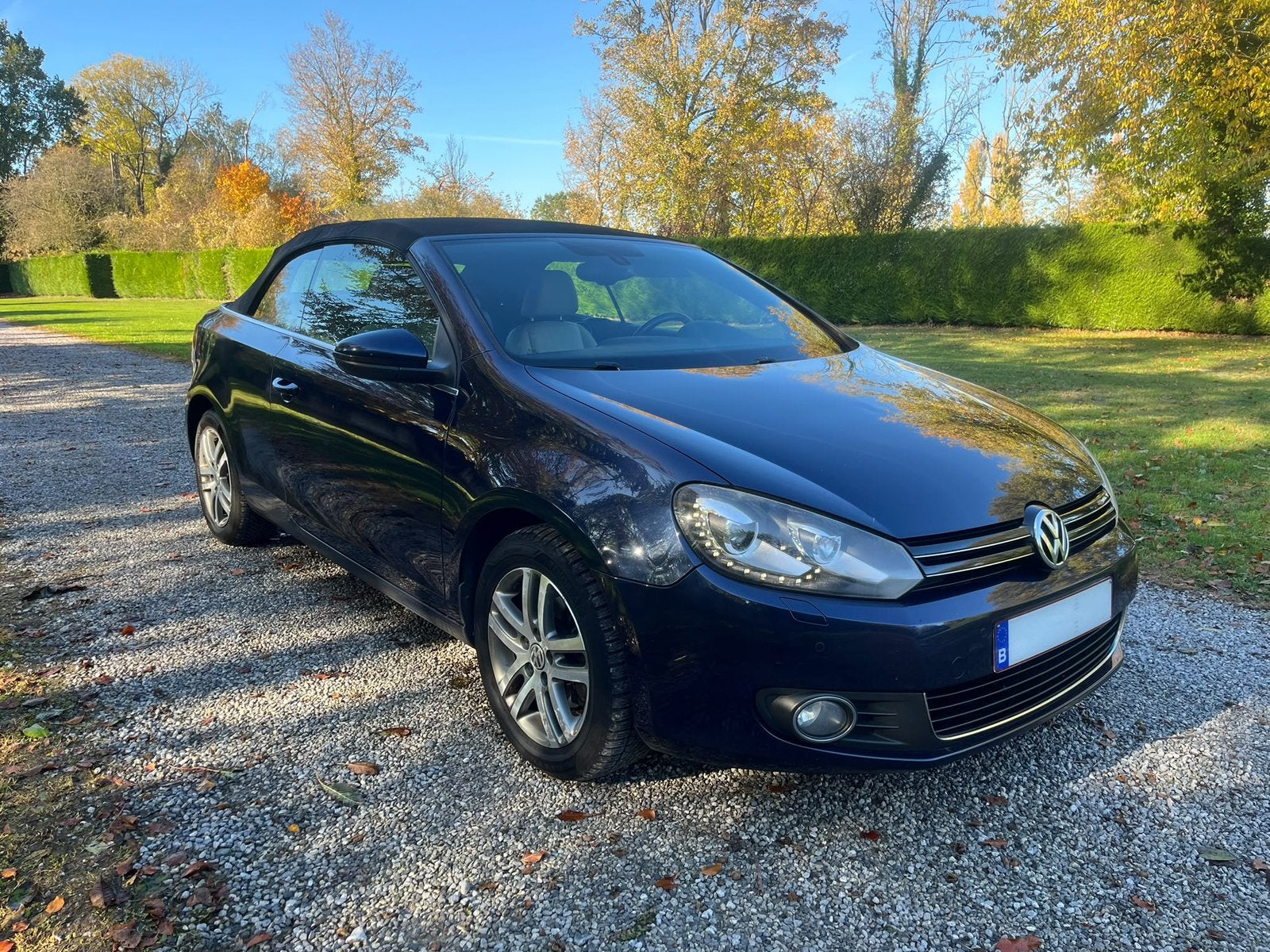 VW GOLF 1.6TDI CABRIOLET/XENON/LEER/GPS/CRUISE, Auto's, Voorwielaandrijving, Euro 5, Beige, 4 cilinders
