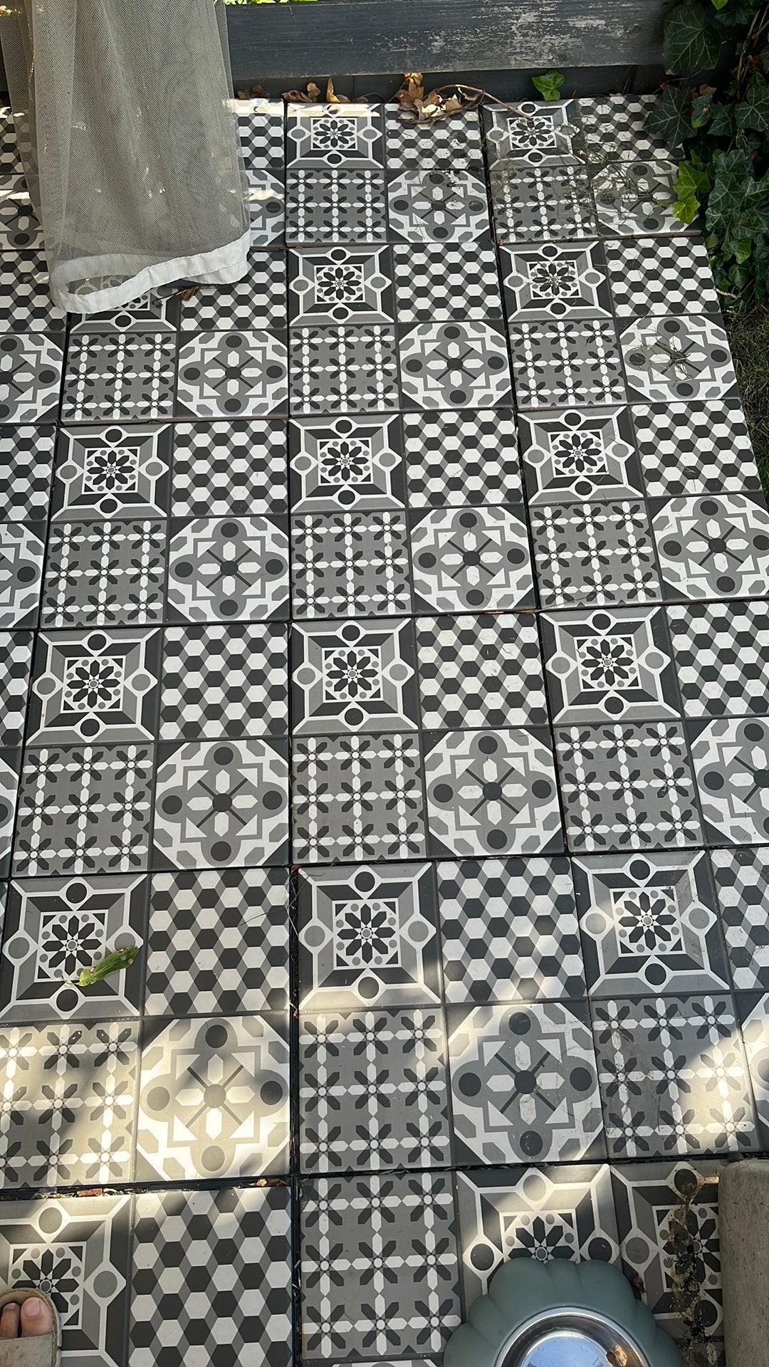 Carrelage de patio, Jardin & Terrasse, Pavé & Dalles, Enlèvement, Comme neuf, Tuiles de terrasse
