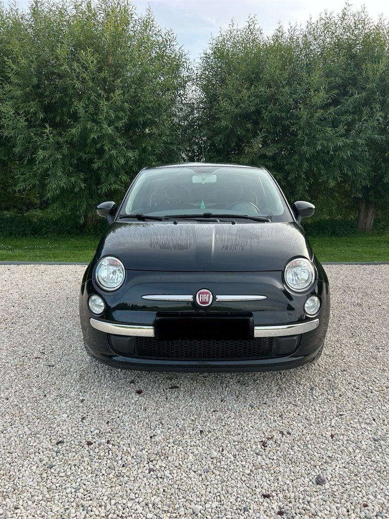 Fiat 500, Auto's, Fiat, Voorwielaandrijving, Euro 5, Zwart, Leder en Stof
