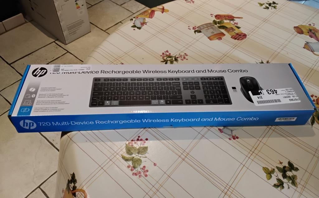 Clavier + Souris HP 720 wireless dual combo (Qwerty), Informatique & Logiciels, Neuf, Hp, Enlèvement ou Envoi, Qwerty