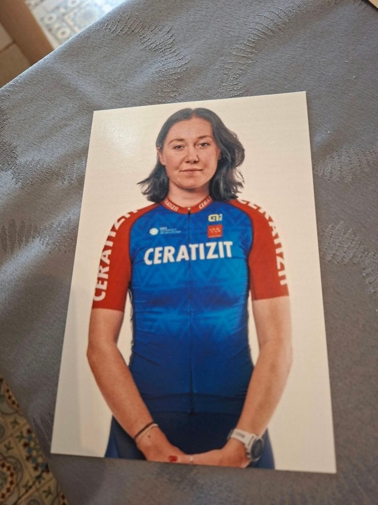 Panini / Sticker : Kathy Archibald / Ceratizit, Ophalen of Verzenden, Zo goed als nieuw, Poster, Plaatje of Sticker