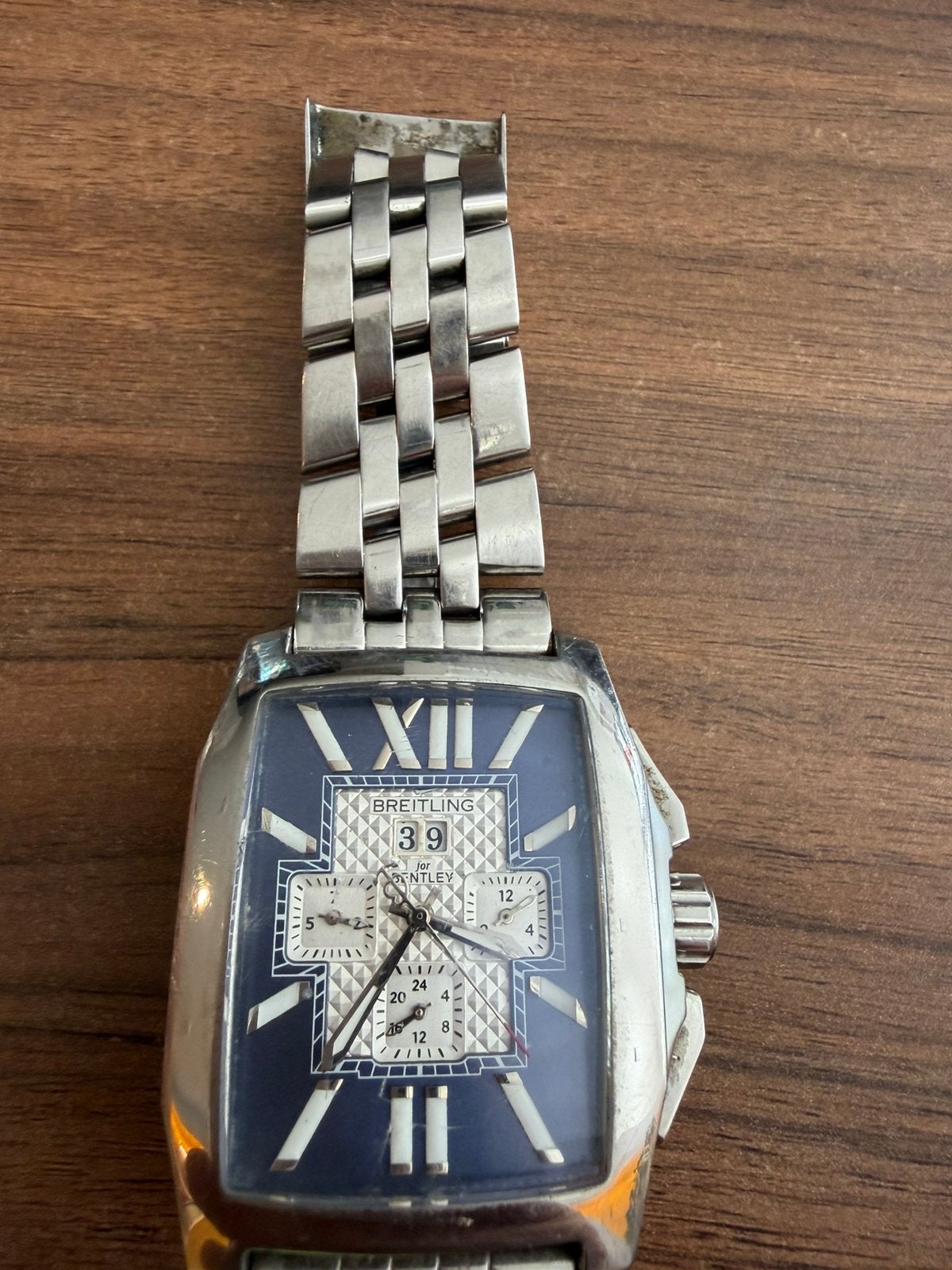 Mechanische heren horloge, Handtassen en Accessoires, Horloges | Dames, Ophalen, Zo goed als nieuw