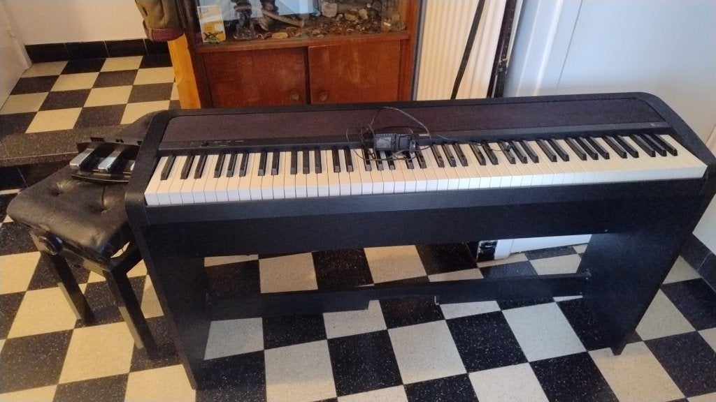 Korg B1 SP piano, Ophalen, Gebruikt, Zwart, Piano