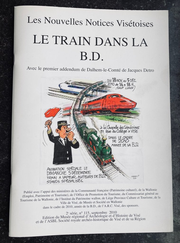 Tentoonstellingsbrochure: De trein in stripboeken/5€, Ophalen of Verzenden, Nieuw, Catalogus