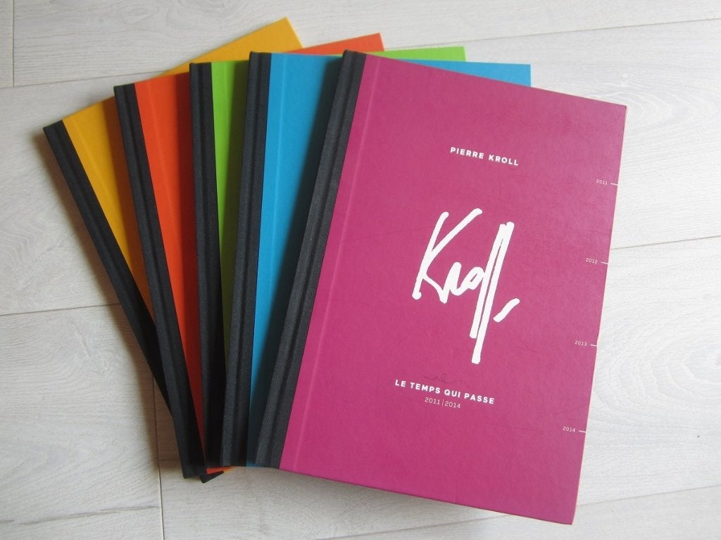 Pierre Kroll - Le temps qui passe - complet, 5 volumes, Pierre kroll, Complete serie of reeks, Ophalen of Verzenden, Zo goed als nieuw