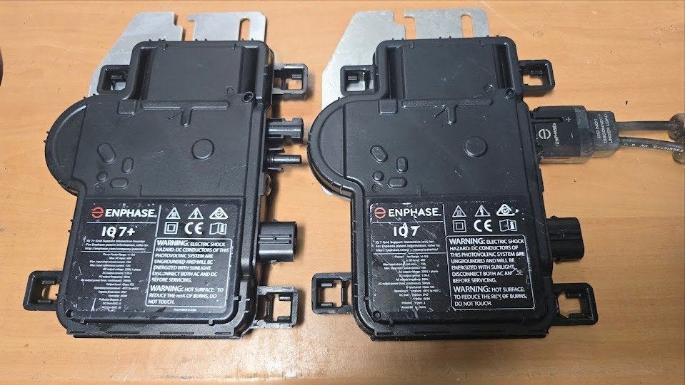 40 Enphase micro omvormers IQ7 IQ7+, Enlèvement ou Envoi, Utilisé