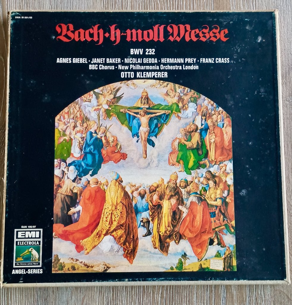 Lp-box: Bach - h-moll Messe (BWV 232) - Otto Klemperer, LP, Enlèvement ou Envoi, Comme neuf, Coffret