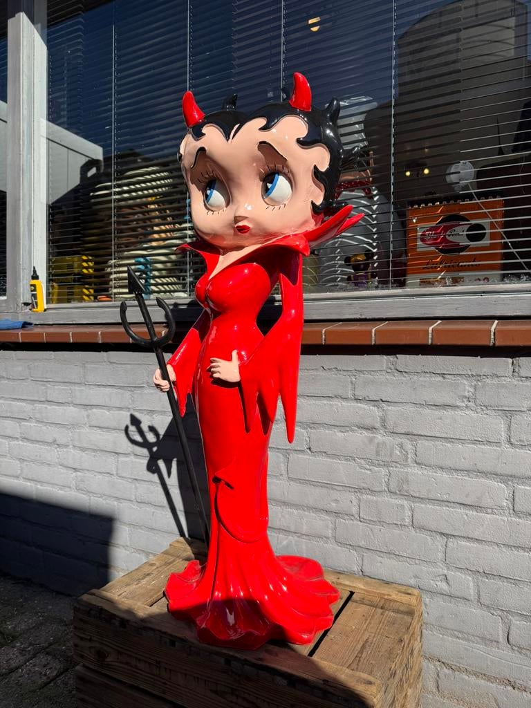 Groot Betty Boop als Duivel beeld, Ophalen, Zo goed als nieuw, Mens