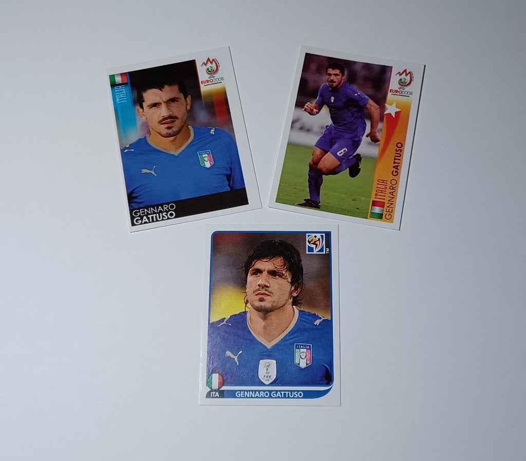 Autocollants Gennaro Gattuso, Enlèvement ou Envoi, Comme neuf, Plusieurs autocollants