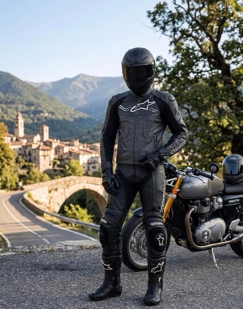 Veste & Pantalon cuir Alpinestars T. EUR 54, Motoren, Kleding | Motorkleding, Ophalen of Verzenden, Broek | leer