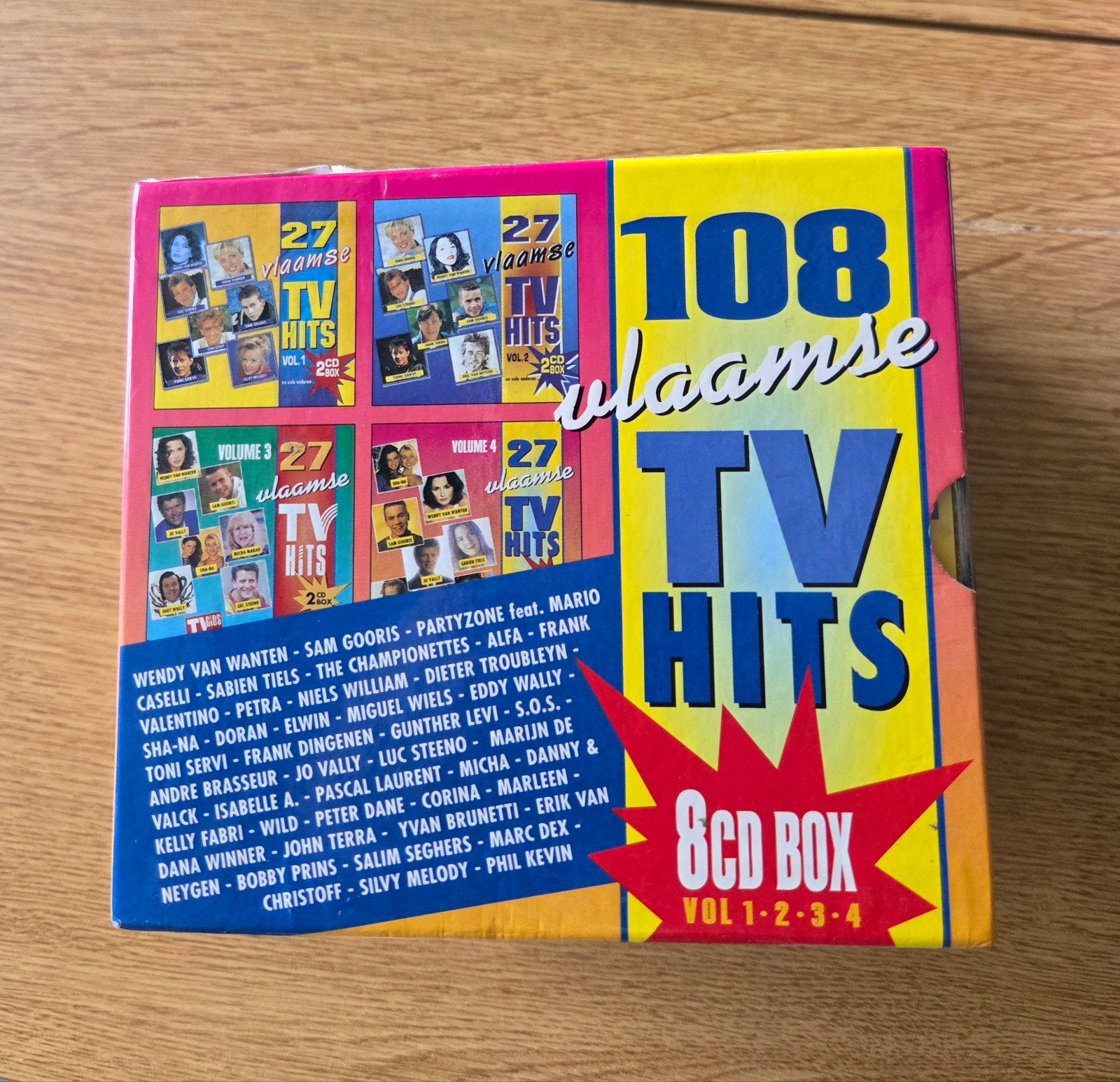 4 cd box 108 Vlaamse tv hits, Cd's en Dvd's, Ophalen of Verzenden