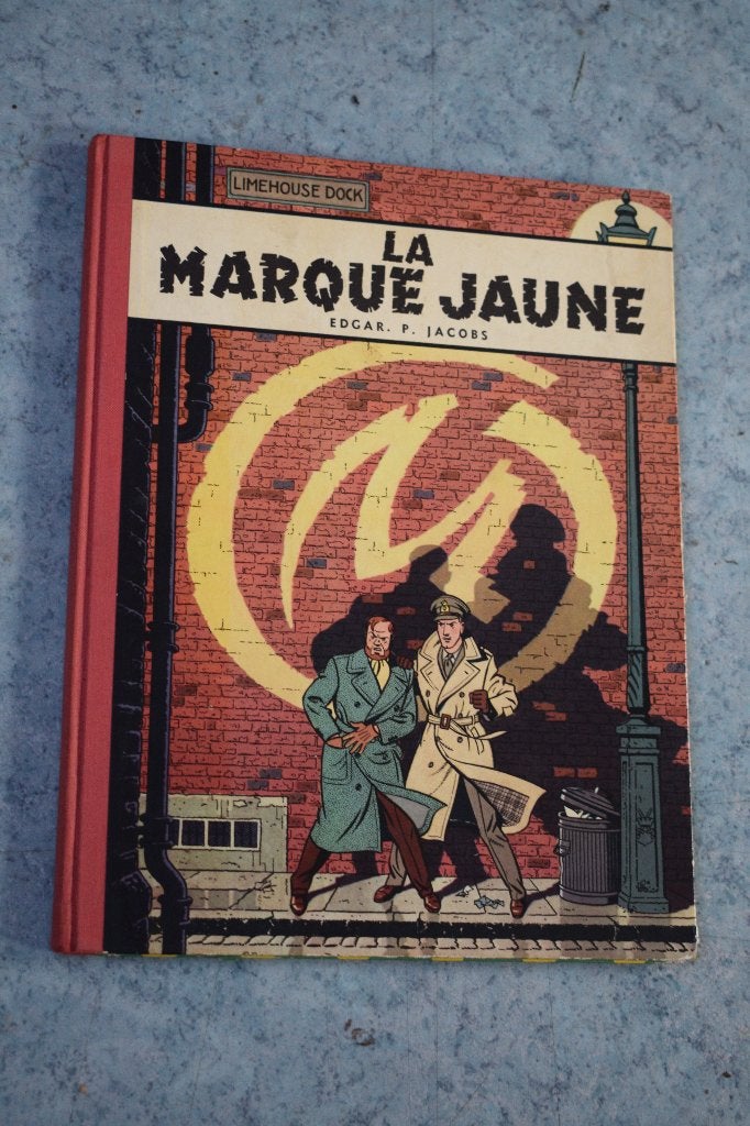 zeldzaam stripboek la marque jaune 1959 TBE+ strip, Ophalen of Verzenden, Zo goed als nieuw