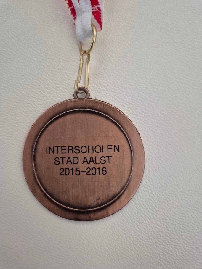 Stad Aalst medaille  interscholen 2015 - 2016, Enlèvement ou Envoi