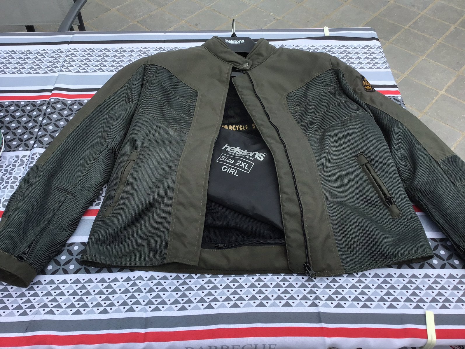 Nieuwe motorjas van Helstons, Motoren, Kleding | Motorkleding, Ophalen, Nieuw zonder kaartje, Dames, Jas | textiel