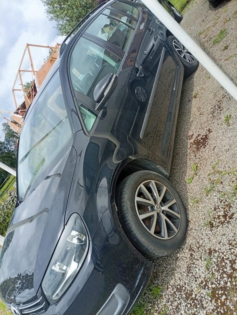 volkswagen Touran 1.6TDI Automaat!, Autos, Volkswagen, Euro 5, Electronic Stability Program (ESP), Noir, 5 portes