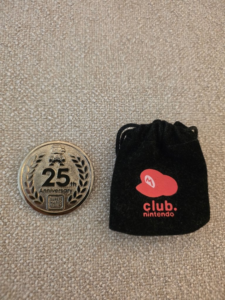 Originele Club Nintendo Super Mario 25th Anniversary Coin, Enlèvement ou Envoi, Comme neuf, Autres genres