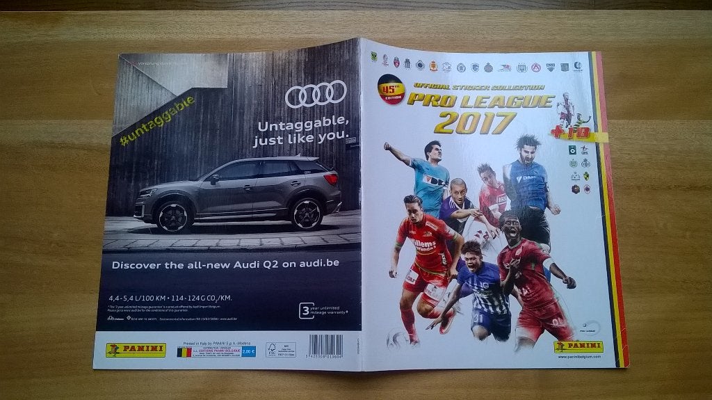 Album vide PANINI PRO LEAGUE 2017, Enlèvement ou Envoi